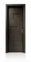 3D Block Door A01: Walnut