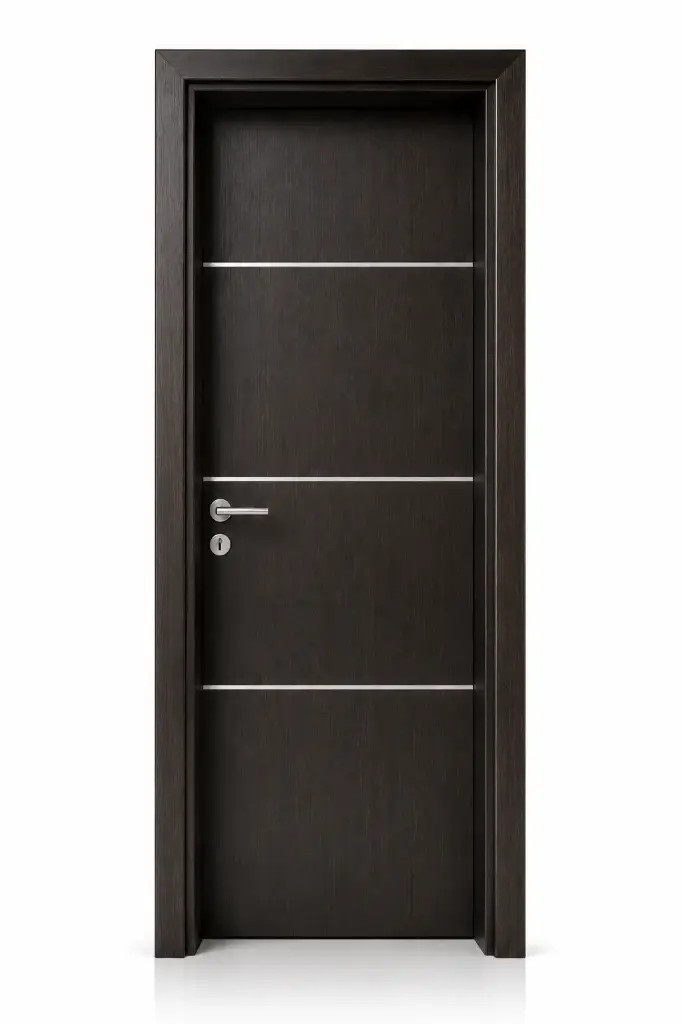 Horizontal Aluminium Door B03: Black Rose
