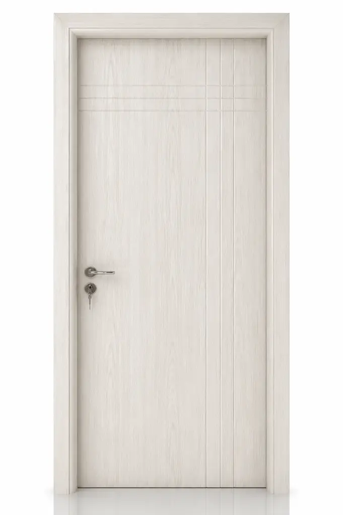 L Line Door E02: Snow Oak