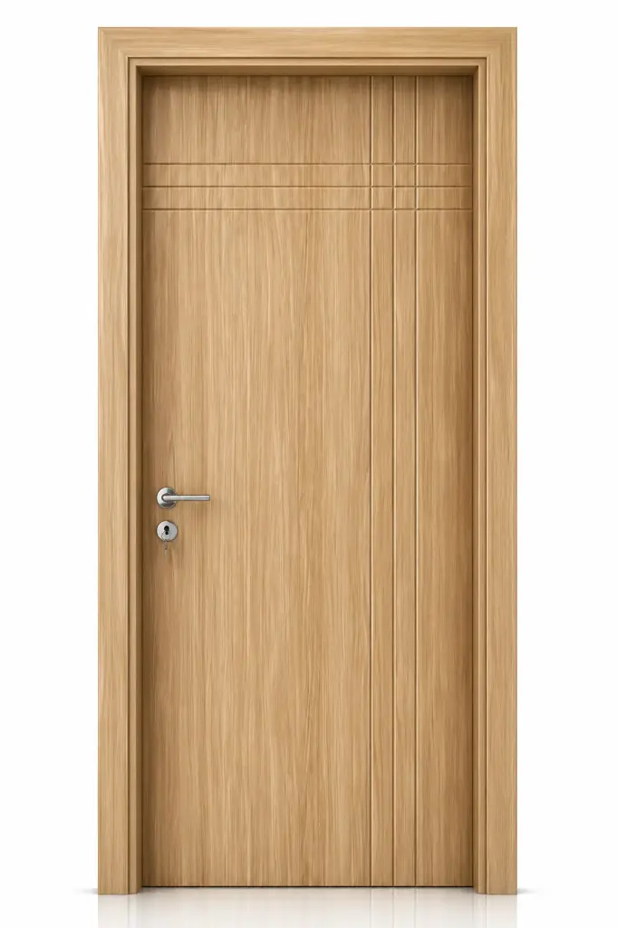 L Line Door E04: Zebra Wood