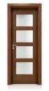 Quad Glass Door H01: Walnut