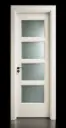 Quad Glass Door H04: Pure White