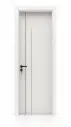 Dual Linear Vertical Door D01: Pure White