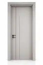 Dual Linear Vertical Door D03: Smooth Light Grey