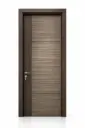 Flat Profile Door C01: Zebrano Brown