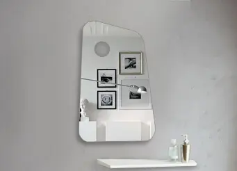 B06 Pure Plane Mirror: (Curved edges)