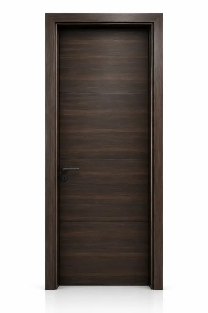 Flat Profile Door C03: Matt Black Walnut