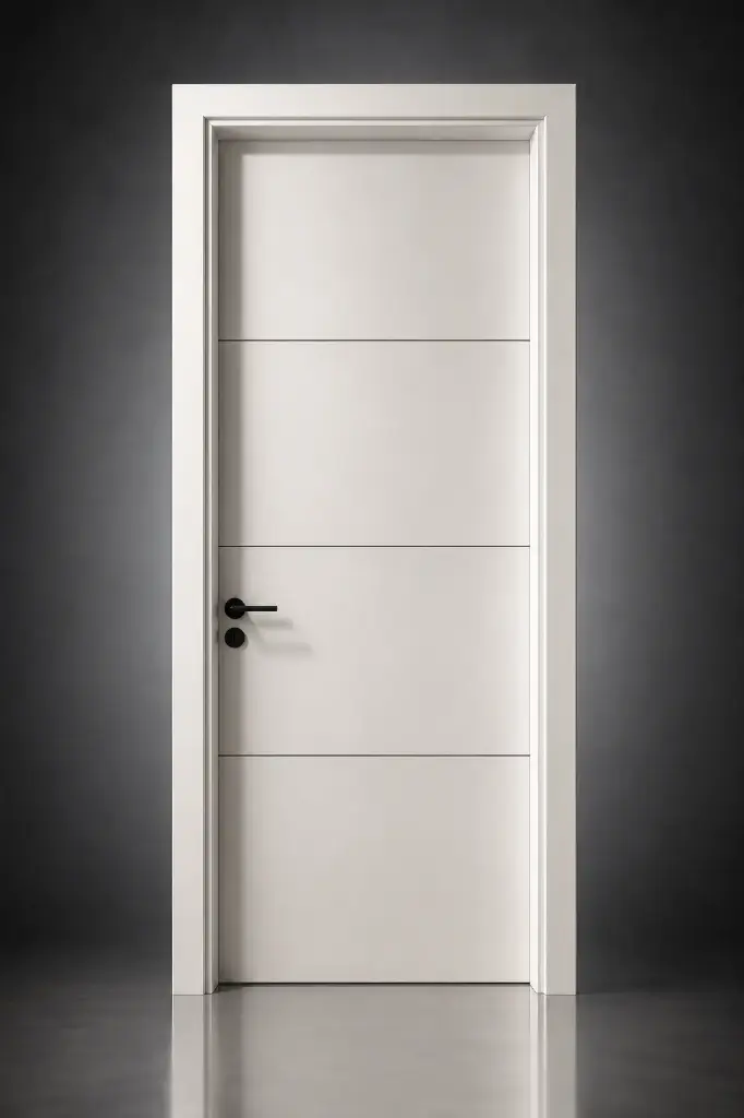 Flat Profile Door C05: Smooth Taupe