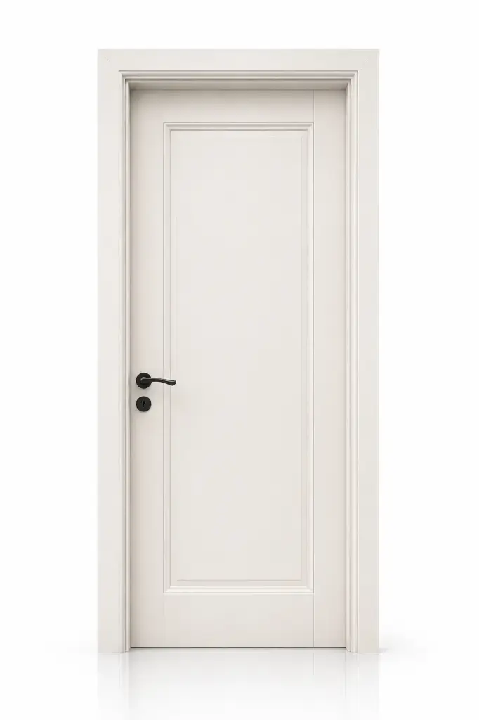 French Classic Door J02: Pure White