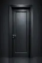 French Classic Door J04: Textured Black