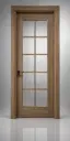 French Glass Door M01: Zebrano