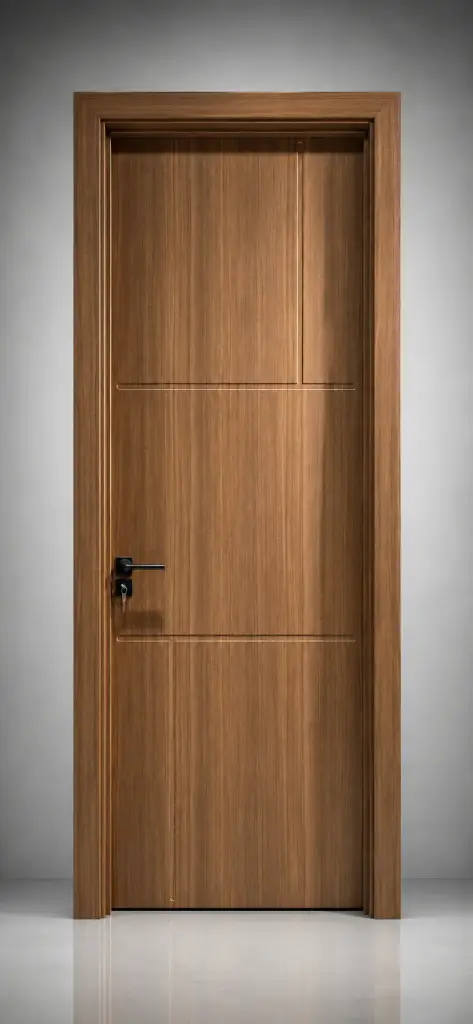 Penta Panel Door K02: Teak