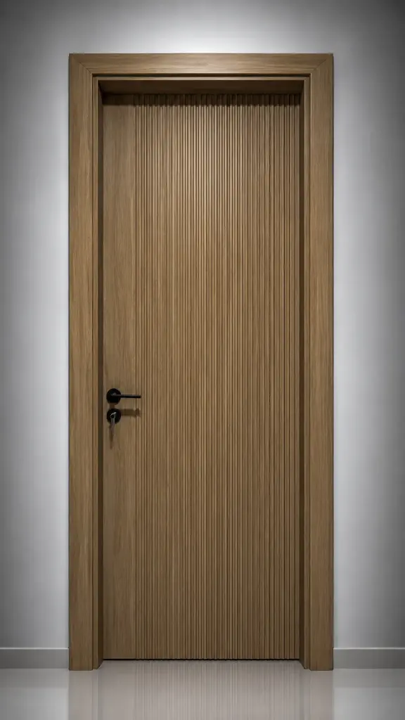 Slat Door G01: Zebrano