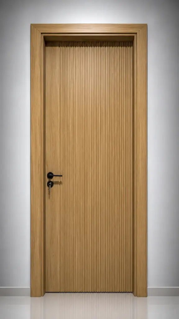 Slat Door G01: Zebrano