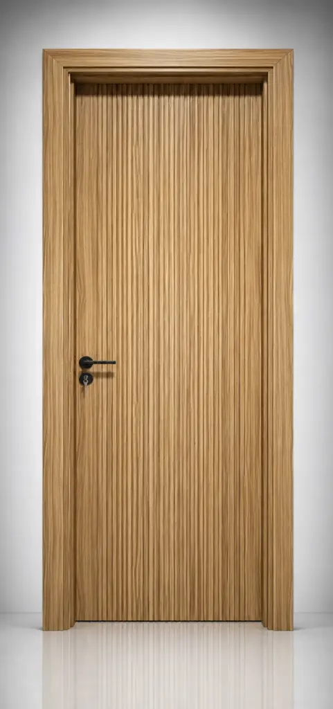 Slat Door G01: Zebrano