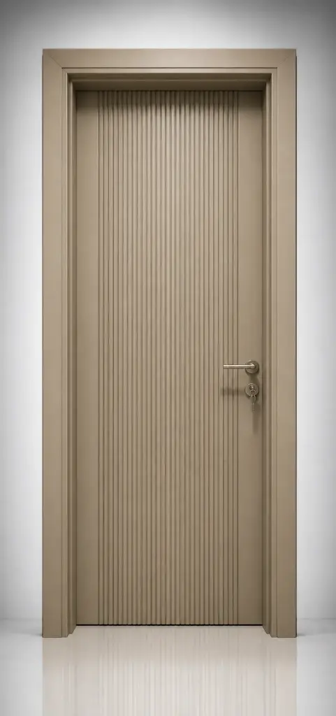 Slat Door G03: Textured Taupe