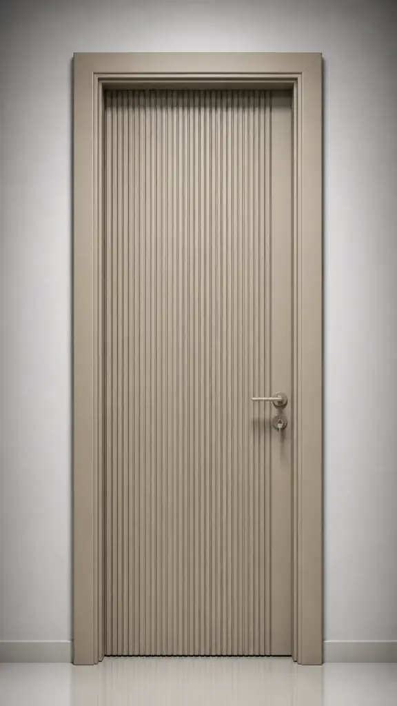 Slat Door G03: Textured Taupe