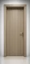 Slat Door G03: Textured Taupe