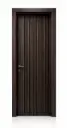 Slat Door G04: Matt Black Walnut