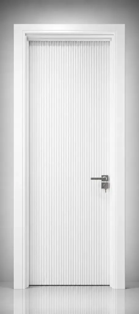 Slat Door G05: Pure White