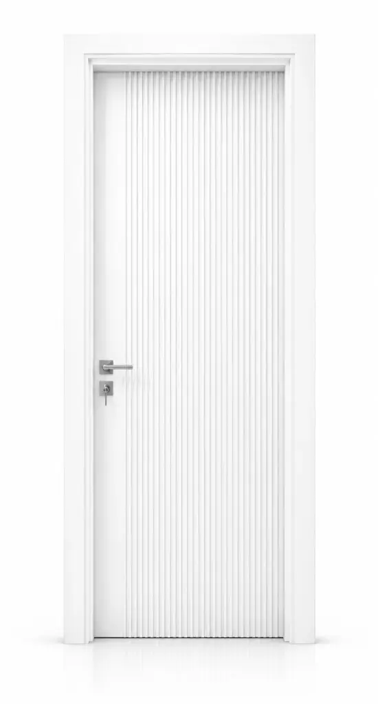 Slat Door G05: Pure White