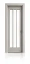 TriVertica Glass Door N01: Smooth Light Grey