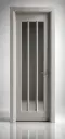 TriVertica Glass Door N01: Smooth Light Grey