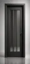 TriVertica Glass Door N02: Textured Black