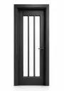TriVertica Glass Door N02: Textured Black