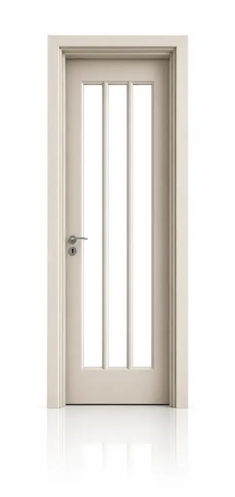 TriVertica Glass Door N03: Smooth Taupe