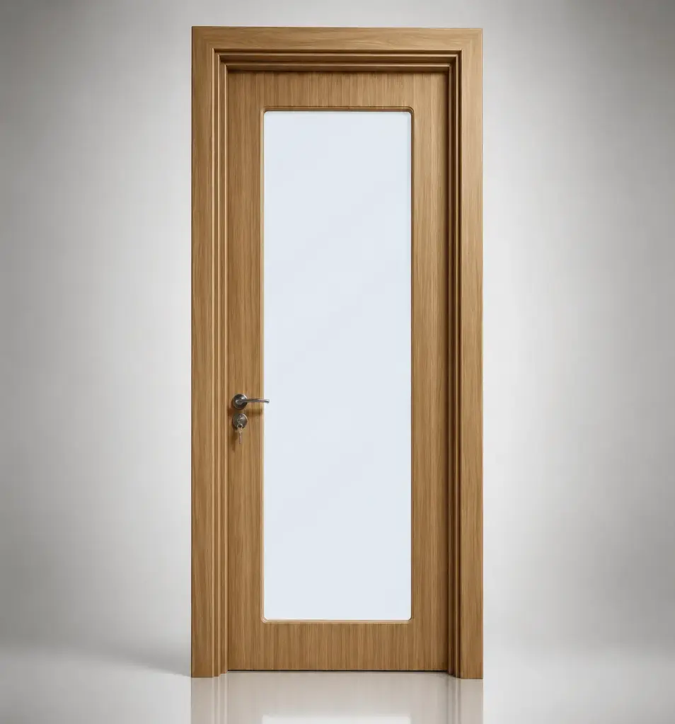 UniPanel Glass Door L01: Zebrano