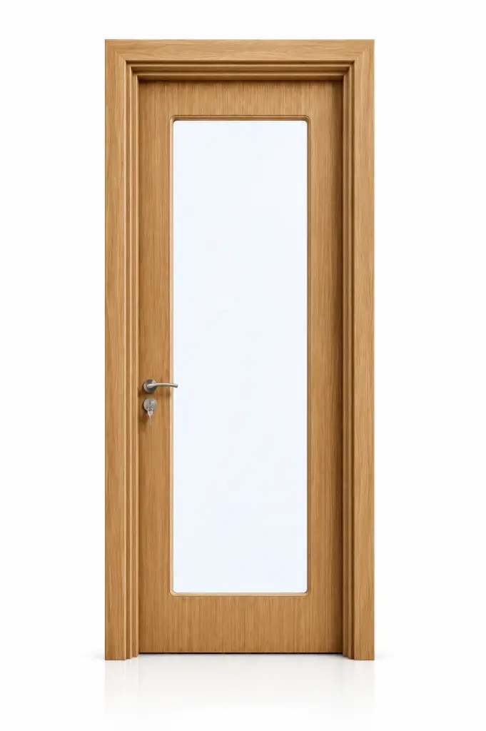UniPanel Glass Door L01: Zebrano