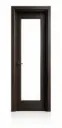 UniPanel Glass Door L02: Matt Black Walnut