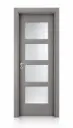Quad Glass Door H07: Light Grey 