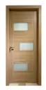 3D Glass Block Door A31: Zebrano 