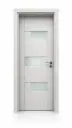 3D Glass Block Door A34: Pure White