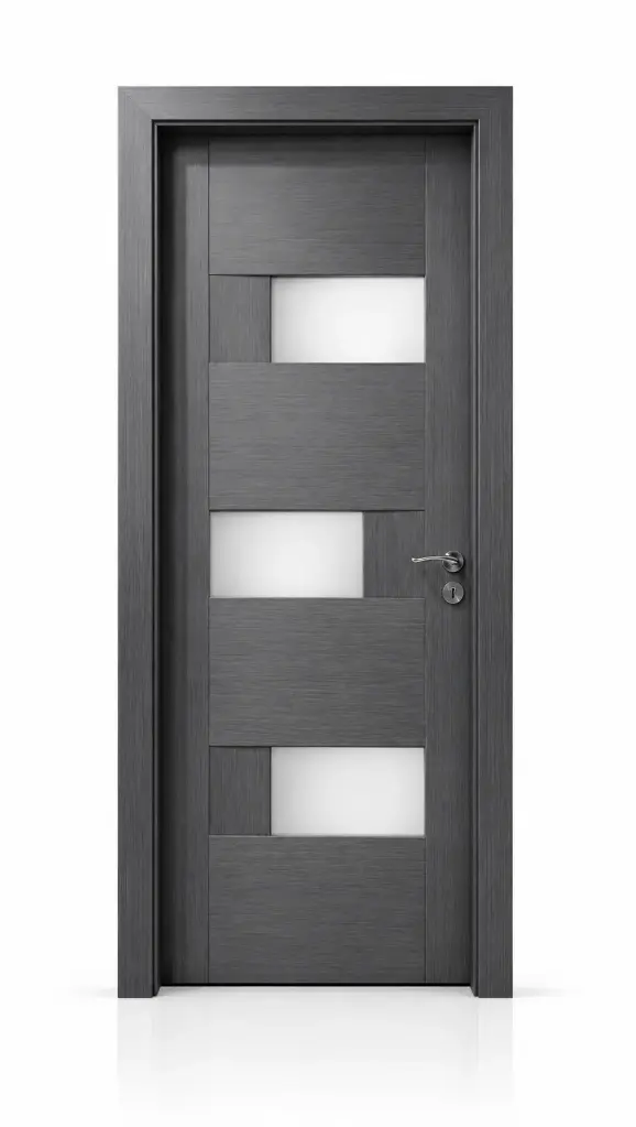3D Glass Block Door A35: Light Grey