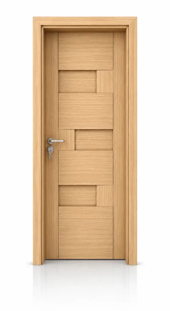 3D Block Door A02: Light Cherry