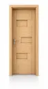 3D Block Door A02: Light Cherry