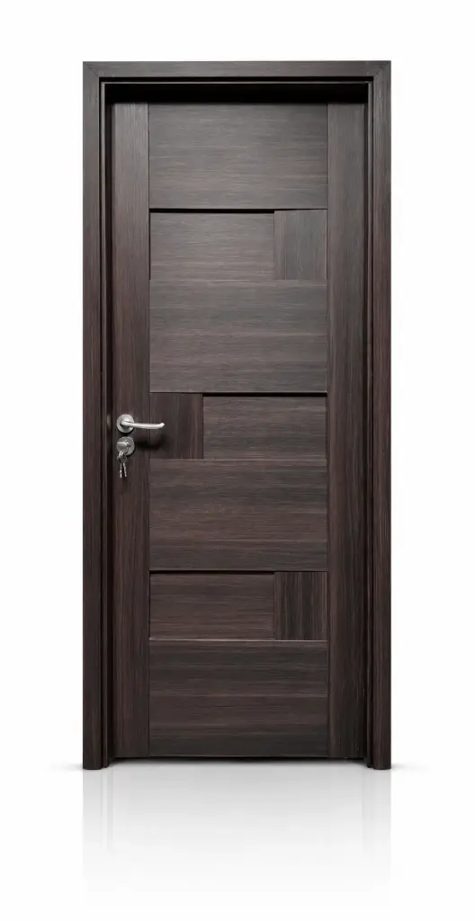 3D Block Door A03: Black Rose