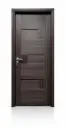 3D Block Door A03: Black Rose