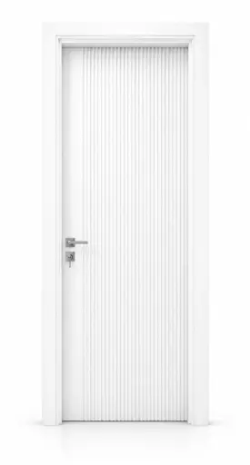 Slat Door G05: Pure White