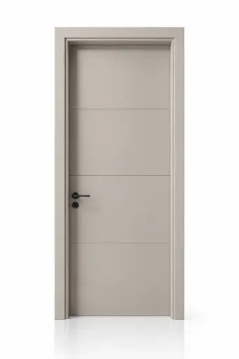 Flat Profile Door C05: Smooth Taupe