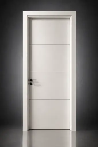 Flat Profile Door C05: Smooth Taupe