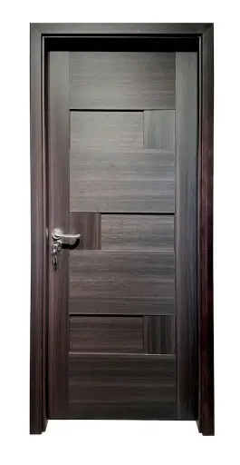 3D Block Door A03: Black Rose