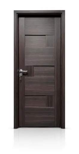 3D Block Door A03: Black Rose