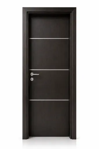 Horizontal Aluminium Door B03: Black Rose