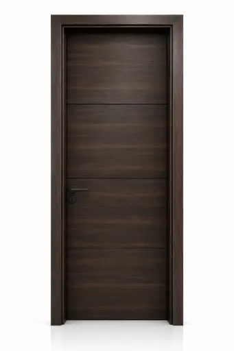 Flat Profile Door C03: Matt Black Walnut