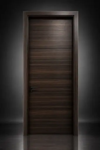 Flat Profile Door C03: Matt Black Walnut