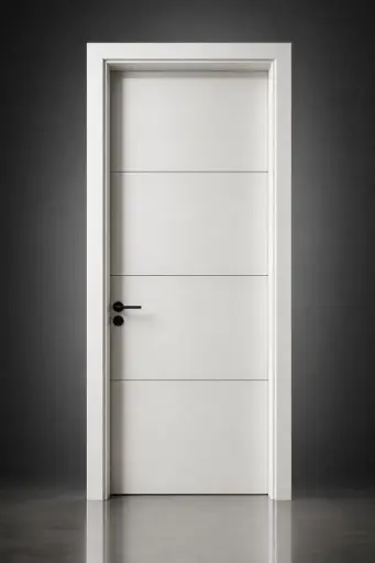 Flat Profile Door C04: Pure White